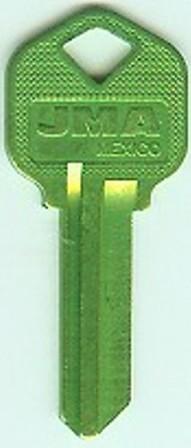 Kwikset KW1 Light Green Aluminum Key Blank $1.99
